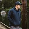 Grundens Logo Boat Hoodie Dark Navy