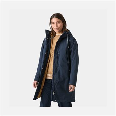 W HVALER INSULATED RAINCOAT NAVY