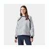 W CAPRI SWEATSHIRT WHITE NAVY STRIPE