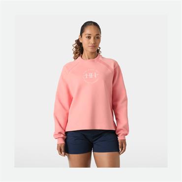 WOMEN'S CAPRI SWEATSHIRT CORAL ALMOND