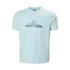 MASSIF GRAPHIC T-SHIRT BARELY BLUE