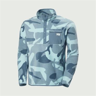 MARIDALEN PRINTED FLEECE WINDY BLUE Camo