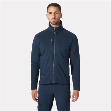 HELLY HANSEN KENSINGTON KNIT FLEECE JACKET NAVY