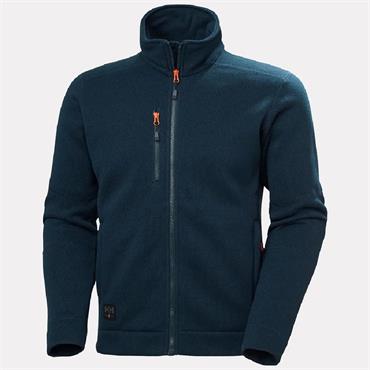 HELLY HANSEN KENSINGTON KNIT FLEECE JACKET NAVY