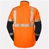 Helly Hansen ICU Hi Vis Soft Shell Jacket ORANGE/EBONY