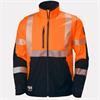 Helly Hansen ICU Hi Vis Soft Shell Jacket ORANGE/EBONY