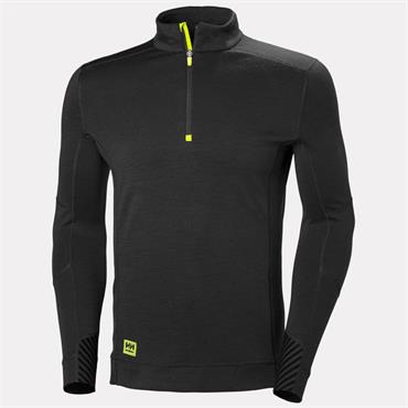 HH LIFA HALF ZIP Black