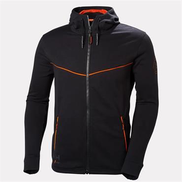CHELSEA EVO ZIP HOODIE BLACK