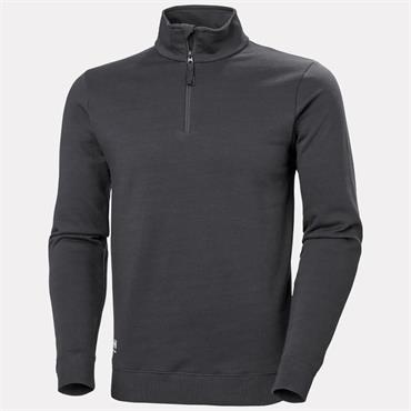 CLASSIC HALF ZIP SWEATSHIRT DARK GREY