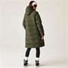Womens Wander Padded Jacket Dark Khaki