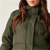 Womens Wander Padded Jacket Dark Khaki