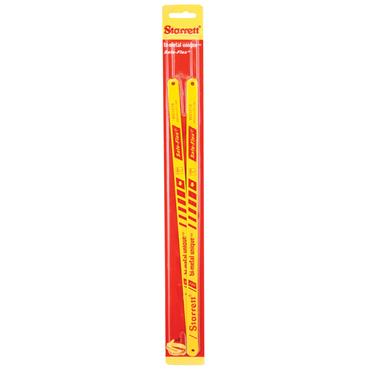 Starrett 2pk Bi-metal Hacksaw Blades