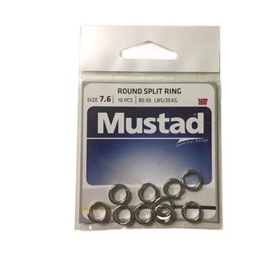 Mustad Nickel Split Ring 9950N