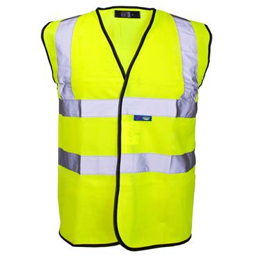 Supertouch Yellow Hi Vis Vest
