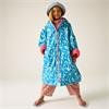 Junior Changing Robe Blue Floral/Pink Lemonade