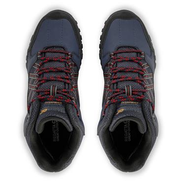 Men's Edgepoint Waterproof Walking Boots Navy/Red