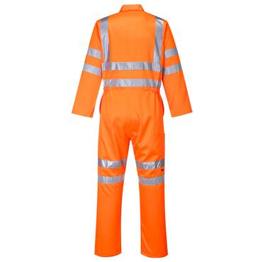 Hi-Vis Polycotton Service Coverall Orange
