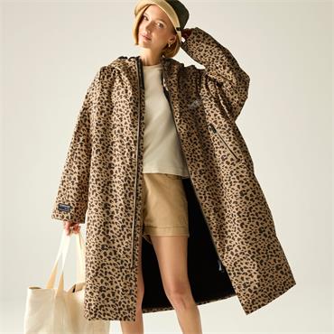 Adults Waterproof Changing Robe Abstract Leopard Spot
