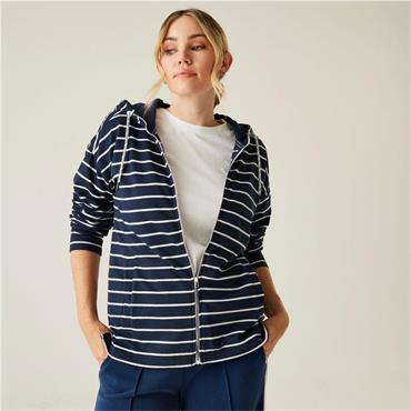 Bayletta II Full Zip Hoody Navy/White Stripe