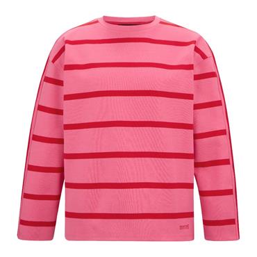 Avira Pink /Risk Red Stripe Top
