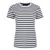 Bayletta T-Shirt White/Navy Stripe