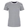 Bayletta T-Shirt White/Navy Stripe