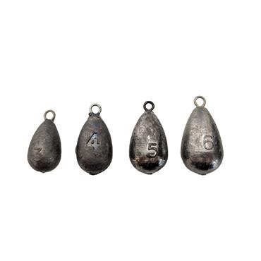 SEA LEAD WEIGHT TEARDROP SHAPE