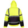Hi-Vis Reflective 2-Tone Bomber Jacket Yellow/Navy