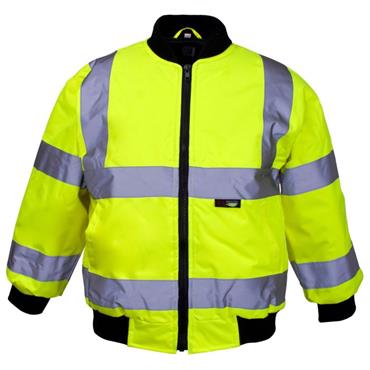SUPERTOUCH HI VIS KIDS BOMBER JACKET Yellow