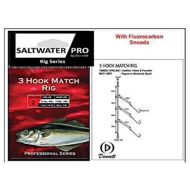 60lb PRO 3 HOOK MATCH