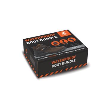 Xpert Typhoon S3 Safety Boot Bundle GGX Brown