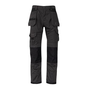 Xpert ProStretch+ Work Trouser Grey/Black 