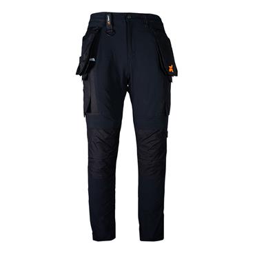 Xpert Pro Stretch Tactical Work Trousers Black