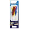 DENNETT SALTWATER PRO RED/YELLOW/BLUE FEATHER 3 HOOK