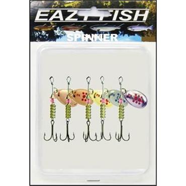EAZYFISH ASSORTED SPINNER KIT Size 2