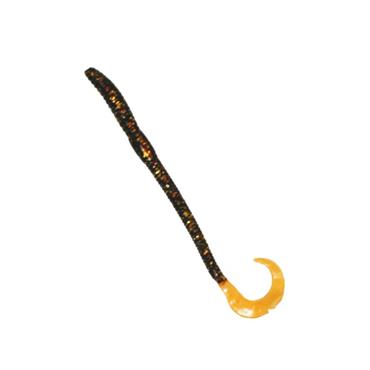 6in MOTOROIL/ORANGE WORMZ