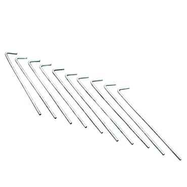 10 Pack 8 Inch Roundwire Steel Pegs