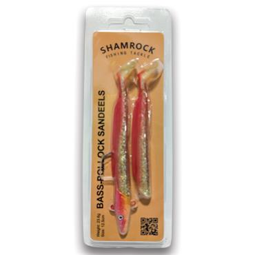 SHAMROCK BASS POLLOCK SANDEEL RED/YEL