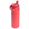 IceFlow Bottle Flip Straw 2 1L Hot Coral