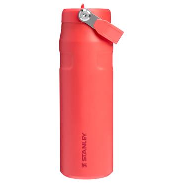 IceFlow Bottle Flip Straw 2 1L Hot Coral