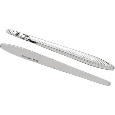 Savage Gear Line Thru Sandeel Nail 11cm 20g Silver Plating