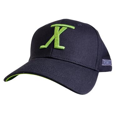 X Front Baseball Cap Black/Green One Siz