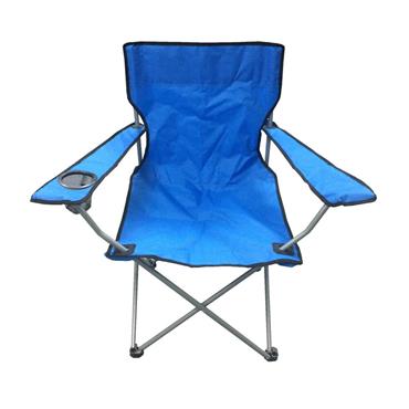 Folding Chair with Cup holder Blue