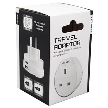Travel Socket with USB Charger