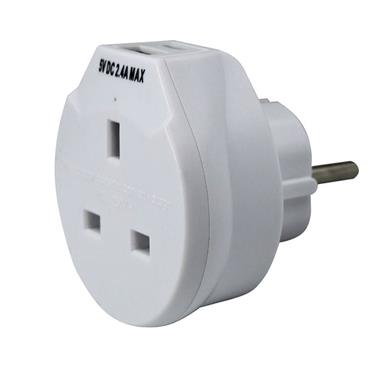 Travel Socket with USB Charger