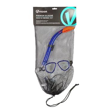 Adult Silicon Combo Mask and Snorkel Set
