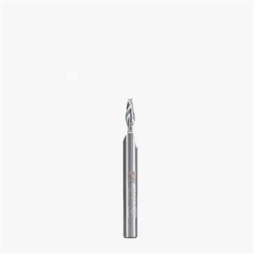 UJK 3mm x 14mm Solid Carbide Down Cut Spiral Cutter (1/4")