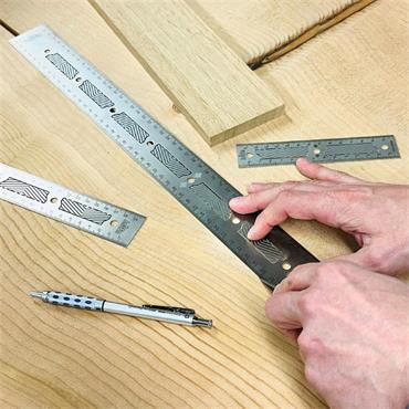 JessEm Stainless Steel Precision Rule 150mm