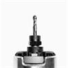 ¼” X ¾” Up-Spiral Ball Nose Router Bit