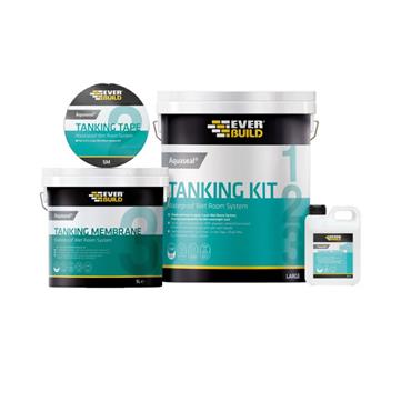 AQUASEAL WET ROOM TANKING KIT - LARGE 7.5M2